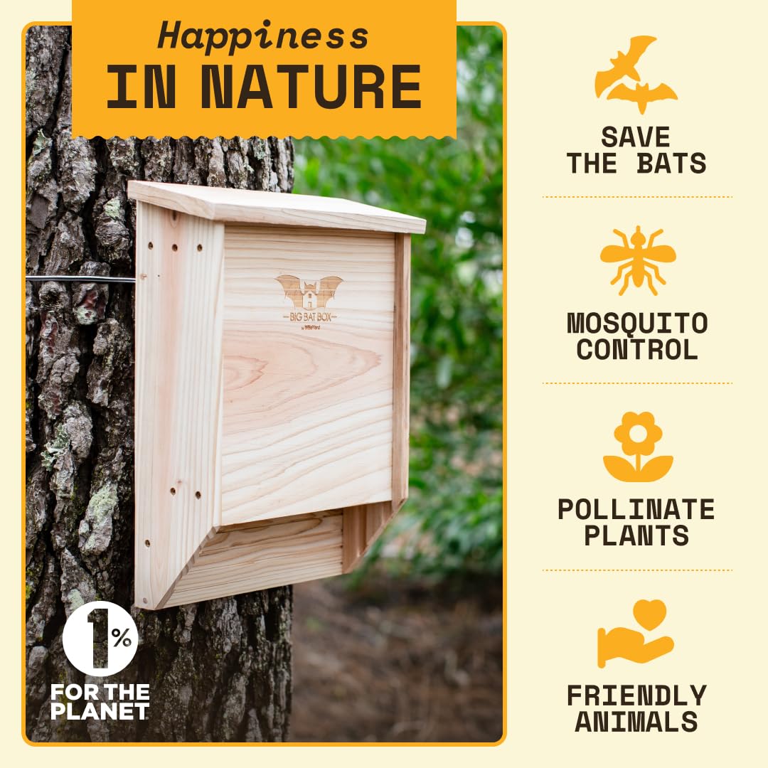 WildYard Bat House assembly kit with stainless hardware for easy installation
