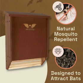 WildYard BigBatBox cedar design provides durable outdoor roosting