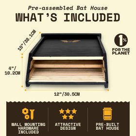 WildYard BIGBATBOX stainless hardware detail demonstrates durable outdoor installation.