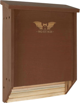 WildYard BigBatBox two-chamber bat house attracts bats for natural pest control