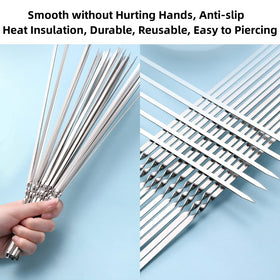 WILLBBQ dishwasher-safe skewers for quick cleaning after cookouts.
