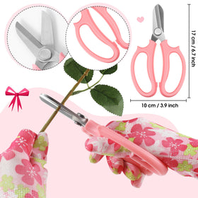 WILLBOND pink floral scissors ready for precise flower arranging and tidy cuts