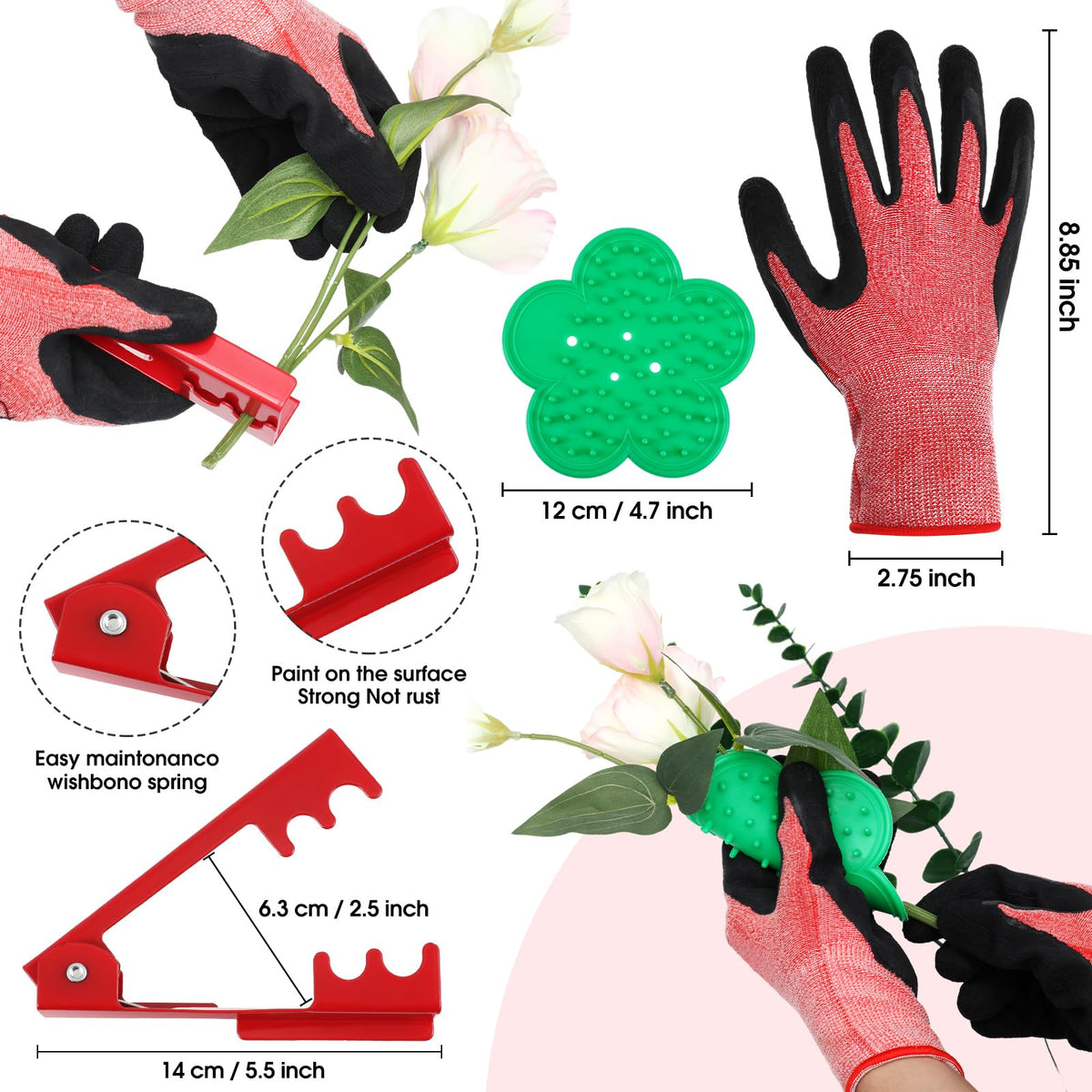 WILLBOND flower stem cutters delivering precise trimming for bouquets.