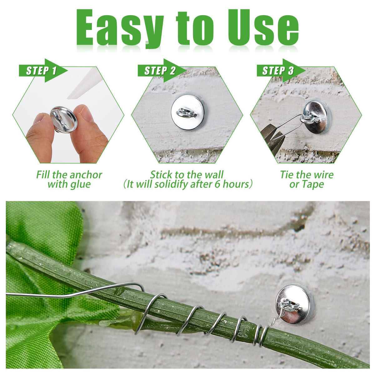 WILLBOND garden tie tape helps keep plant lines neat and aligned.