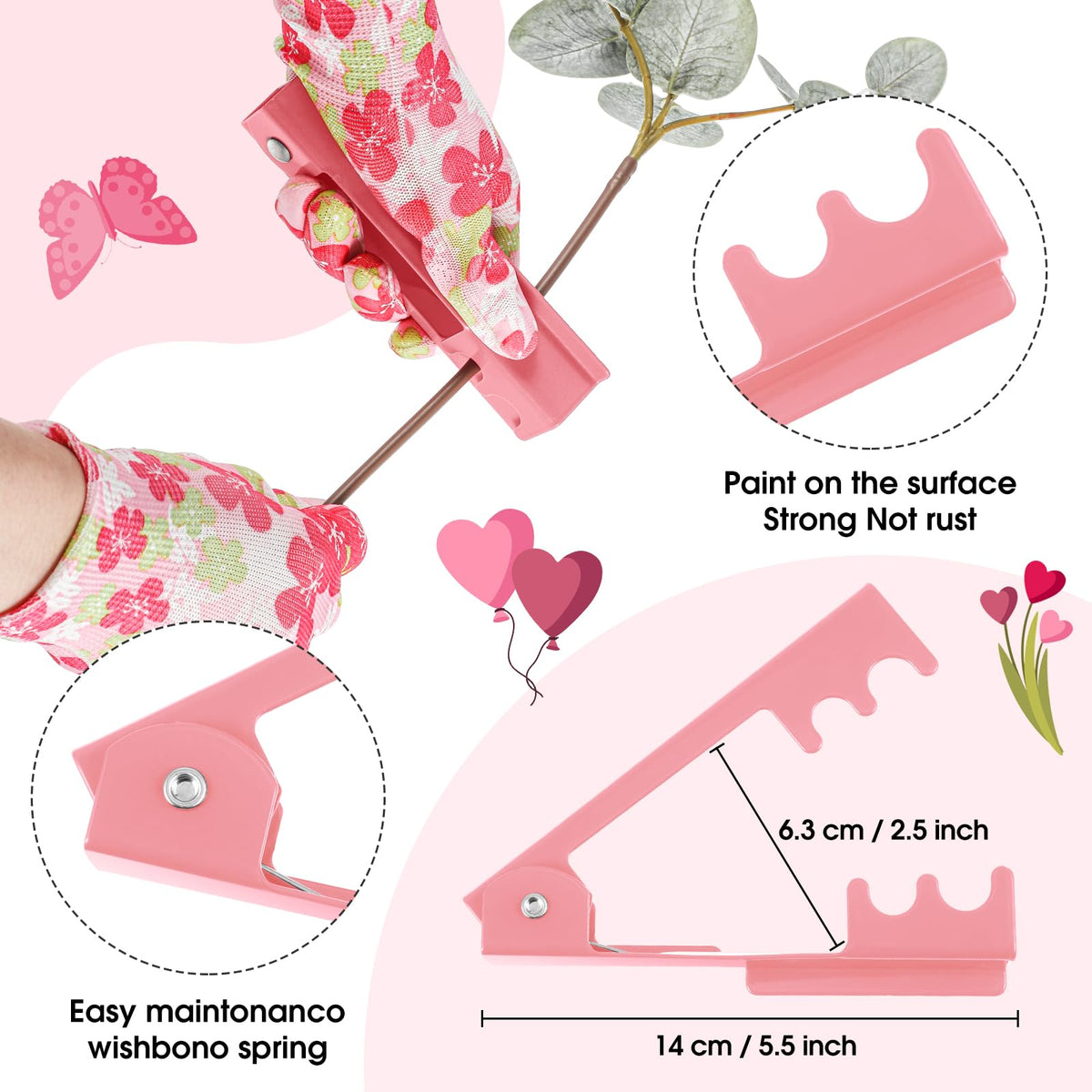 WILLBOND rose thorn remover tool 2-pack simplifies thorn removal without damage
