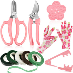 WILLBOND rose thorn stripper kit pink for easy stem prep and clean bouquets