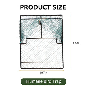 WillMesh bird trap suitable for quail and turkey, versatile capture solution.