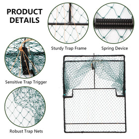 WillMesh net trap featuring heavy-duty steel for long-lasting use.