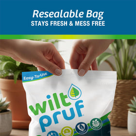 Wilt-Pruf hydrates soil structure improves moisture retention