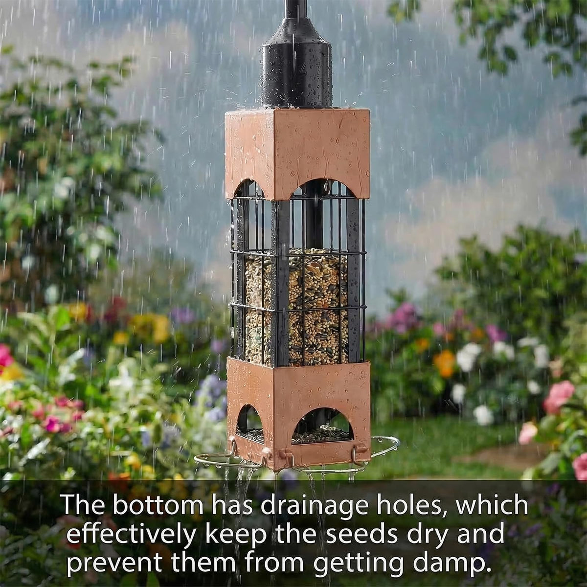 Wilytoin 5lb capacity feeder reduces refilling trips