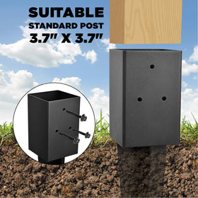WIMART's black powder coating close-up protecting against moisture