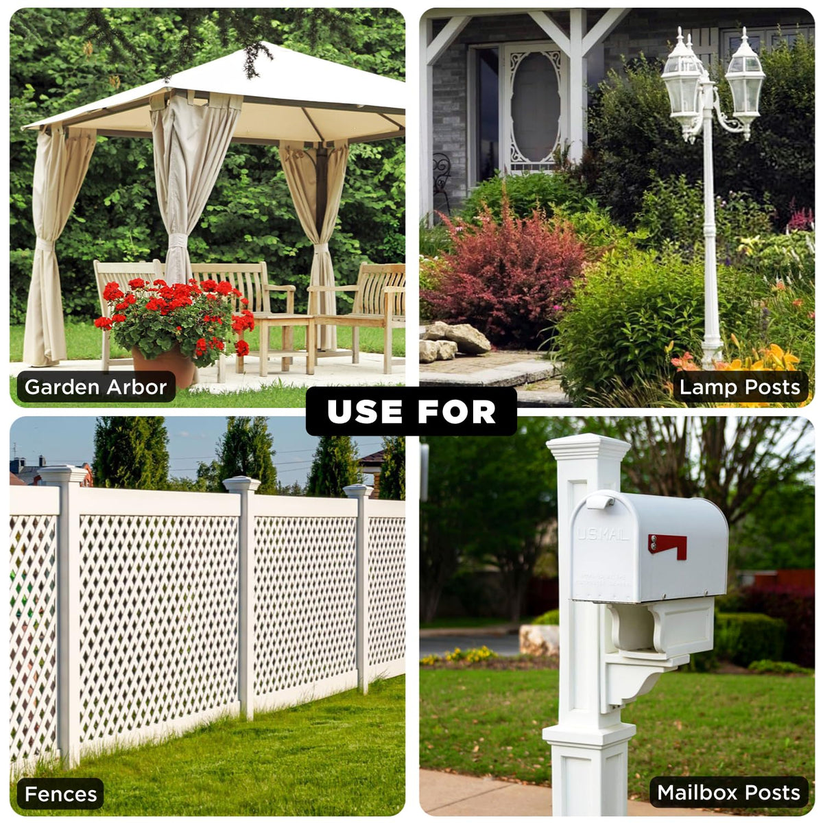In-use with mailbox and banner setups for versatile applications