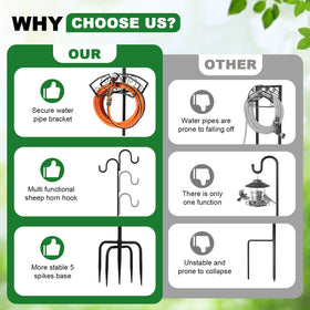 WiMas detachable hanger pole for flexible garden decor
