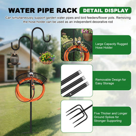 WiMas five-prongs base supporting hoses and planters upright