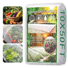 WiMas garden netting pest barrier 10x50ft protects crops while allowing airflow.