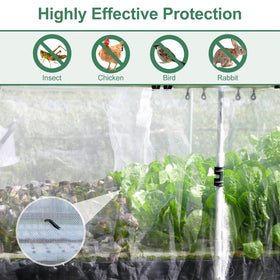 WiMas UV-resistant garden netting designed for long outdoor use.