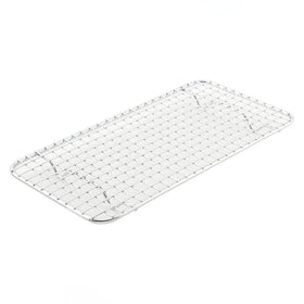Winco PGW-510 pan grate front view showing chrome finish for durability