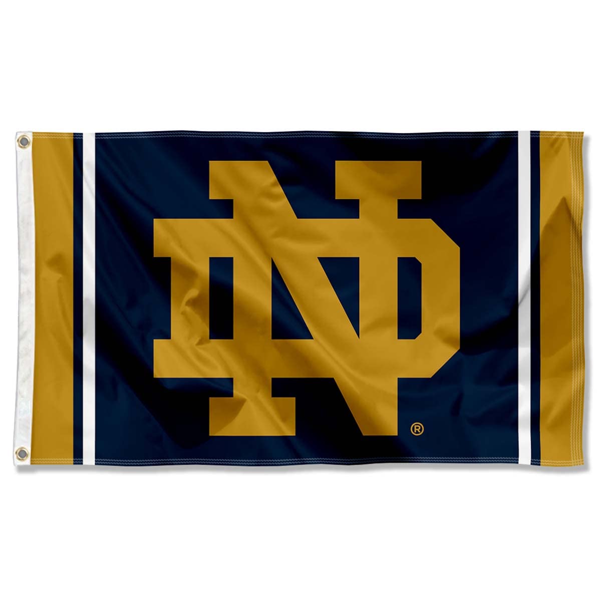 WinCraft Irish ND Logo 3x5 Banner Flag with bold graphics for outdoor display.