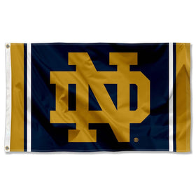 WinCraft Irish ND Logo 3x5 Banner Flag with bold graphics for outdoor display.