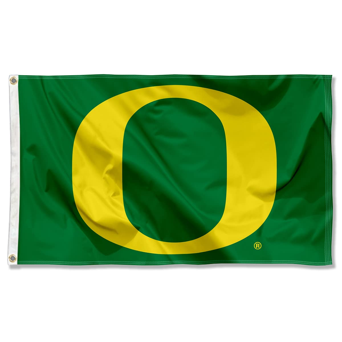 WinCraft Oregon Green 3x5 banner flag front view for high visibility tailgate display