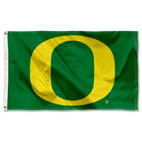 WinCraft Oregon Green 3x5 banner flag front view for high visibility tailgate display