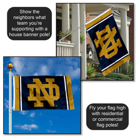 WinCraft flag uses 100% polyester with quadruple stitched ends for durability.