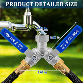 Windblowgrass outdoor-grade splitter designed to withstand rust and outdoor weather
