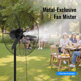 Windigaga brass nozzles provide ultra-fine mist for refreshing outdoor moments.