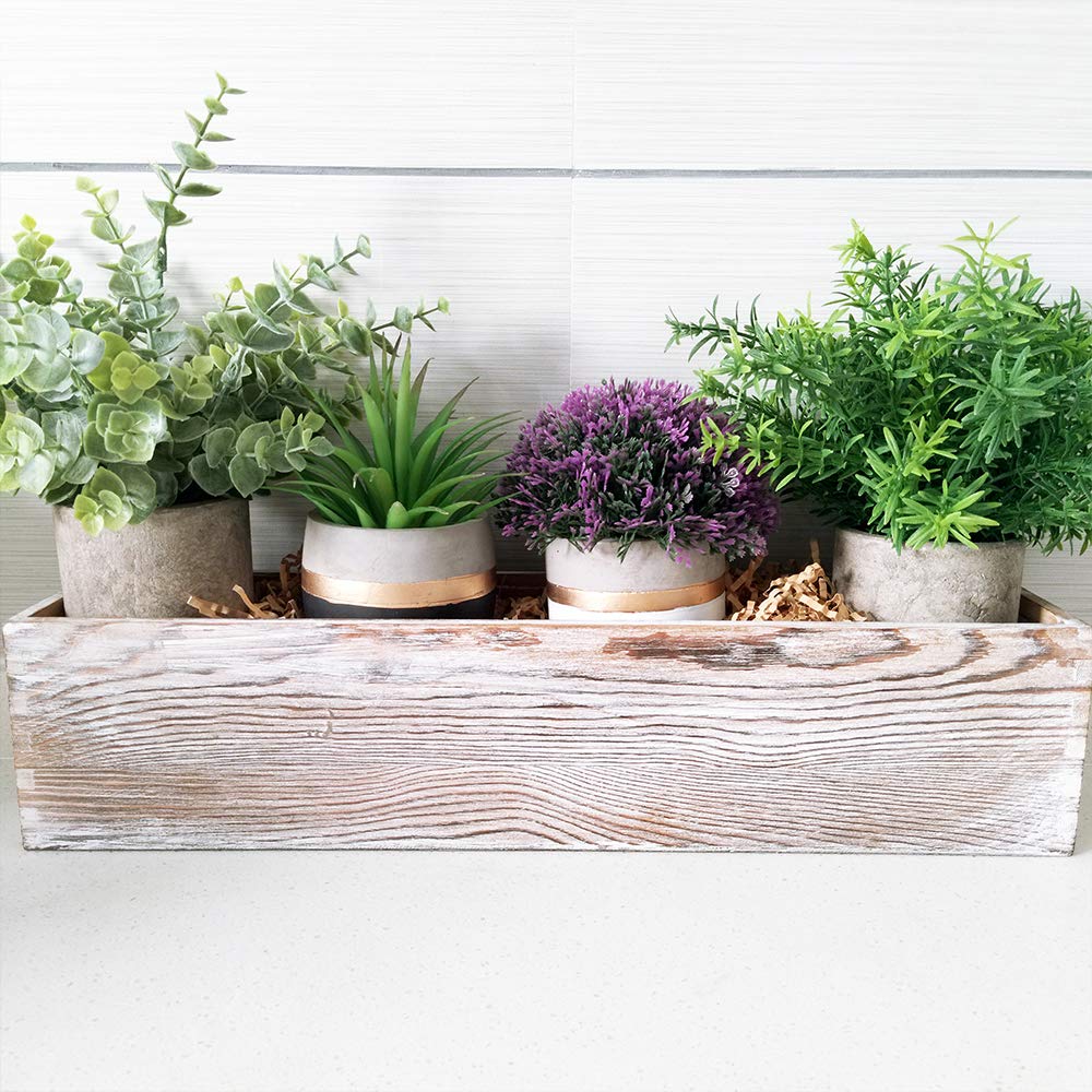 Windiy dusty brown whitewash finish highlights natural grain for woodland decor.