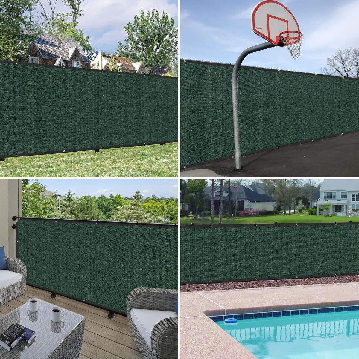 Windscreen4less privacy screen blocks 90 percent visibility for private spaces