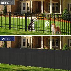 Windscreen4less privacy screen pool area shields deck from nosy eyes
