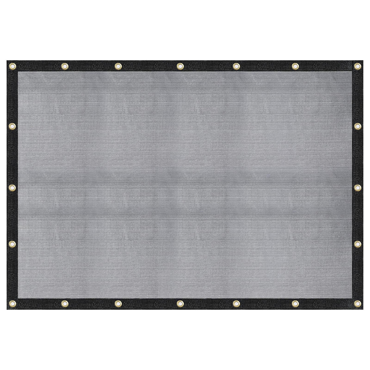 Windscreensupplyco heavy-duty mesh tarp 8x10 blocks 60-70% light for greenhouse shading.