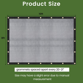 Windscreensupplyco multipurpose shade tarp suitable for greenhouse or garden shade setups.