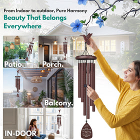 Windsplay hummingbird memorial wind chimes honor loved ones with a gentle outdoor soundscape.