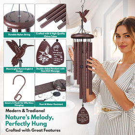 Windsplay sympathy wind chimes deliver a soothing, long-lasting melody as a bereavement gift.
