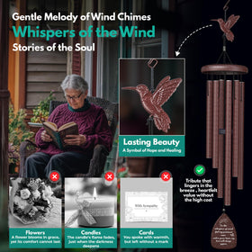 Windsplay weather-resistant memorial wind chimes endure seasons while keeping their delicate tones.