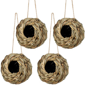 Winemana ball-shaped hanging nest for outdoors attracts birds.