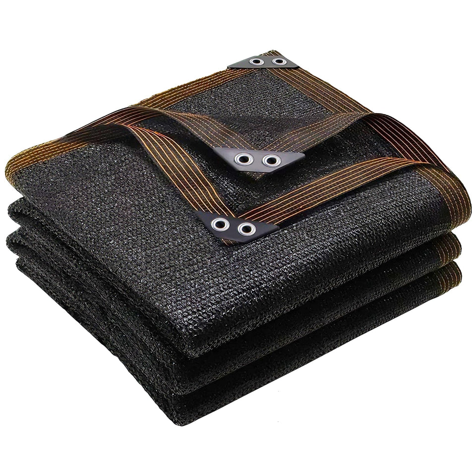 Winemana black shade cloth 40% over greenhouse provides breathable plant protection.