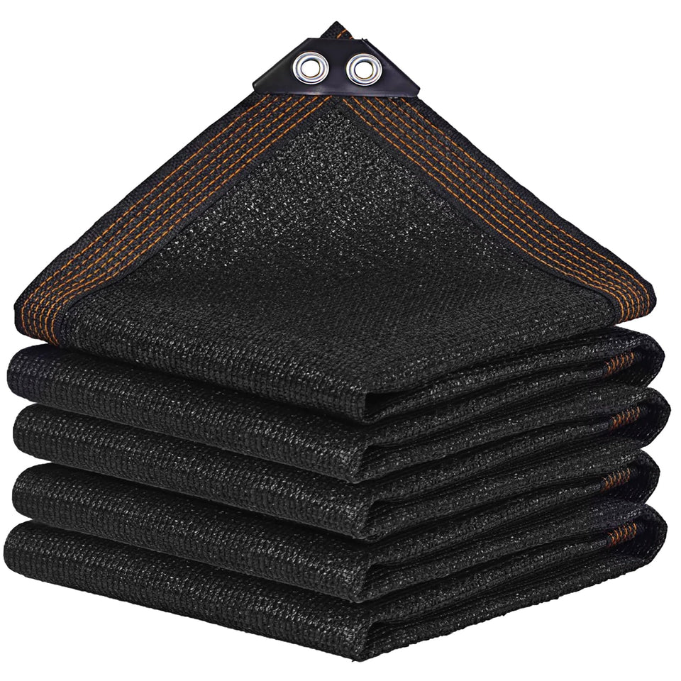 Winemana black shade cloth with 90% coverage for plants and patios