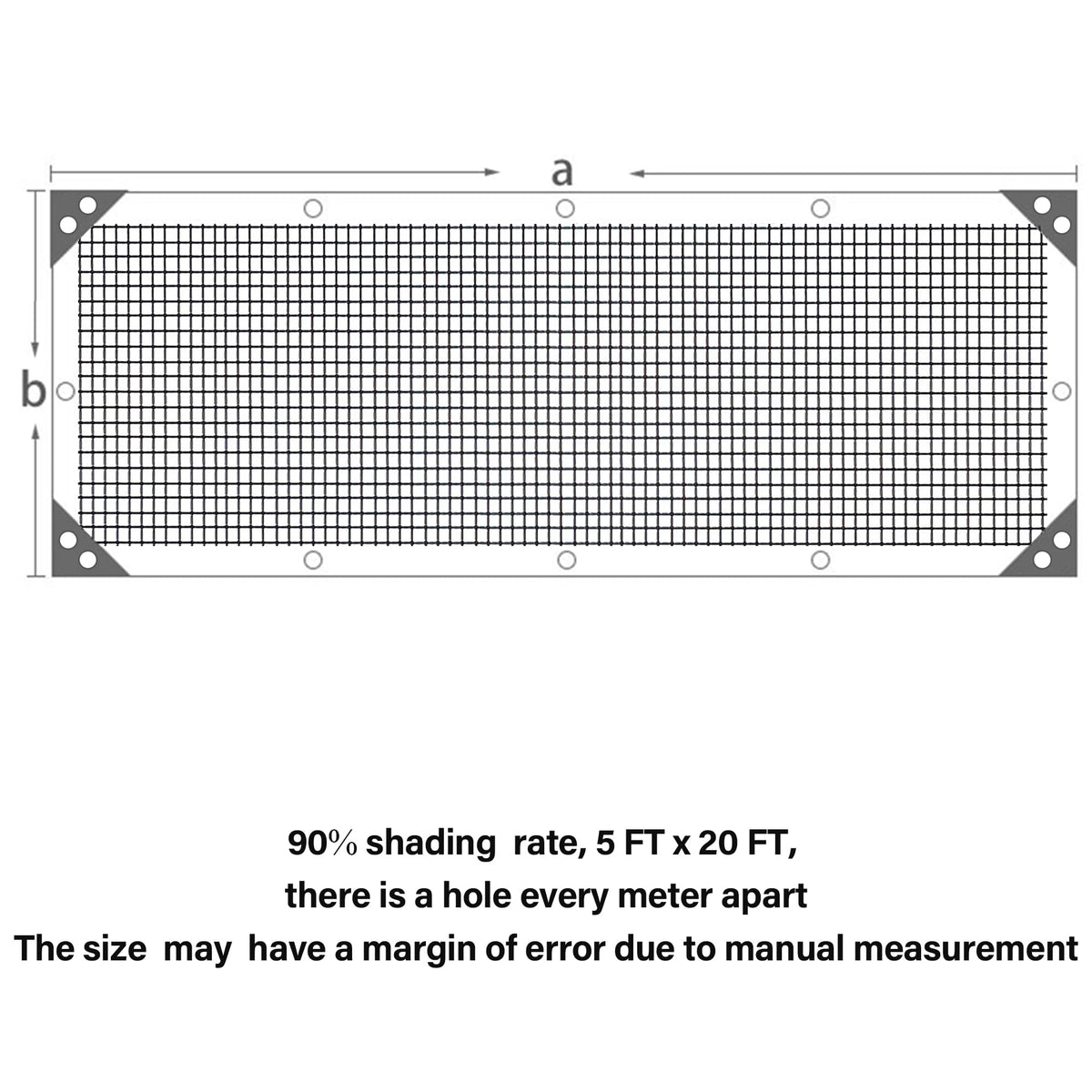 Winemana shade cloth grommets close-up shows reinforced edges for secure mounting