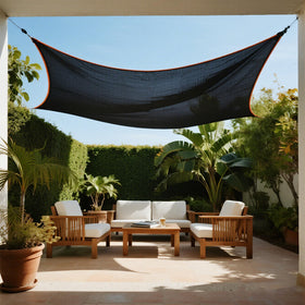 Winemana coop shade cover shelters chickens from sun.