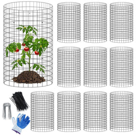 Winemana garden protector cage 16x12 protects flowering plants from rabbits and pests