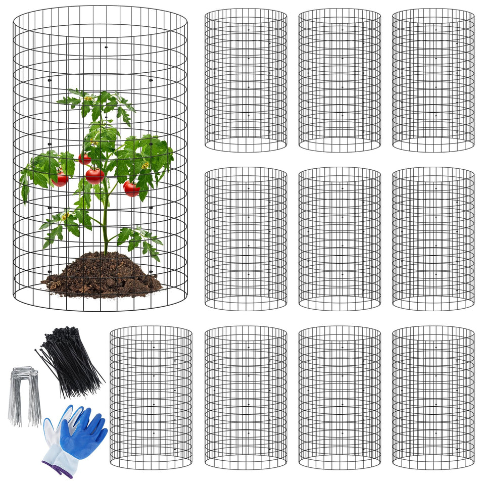 Winemana garden protector cage 16x12 protects flowering plants from rabbits and pests