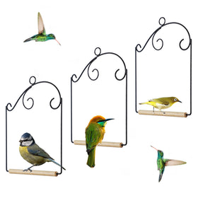 Winemana hummingbird swing with rust-resistant frame for outdoor viewing