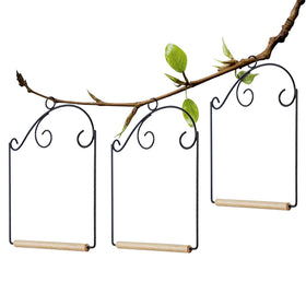 Winemana hummingbird swing with wooden dowel provides a natural resting perch