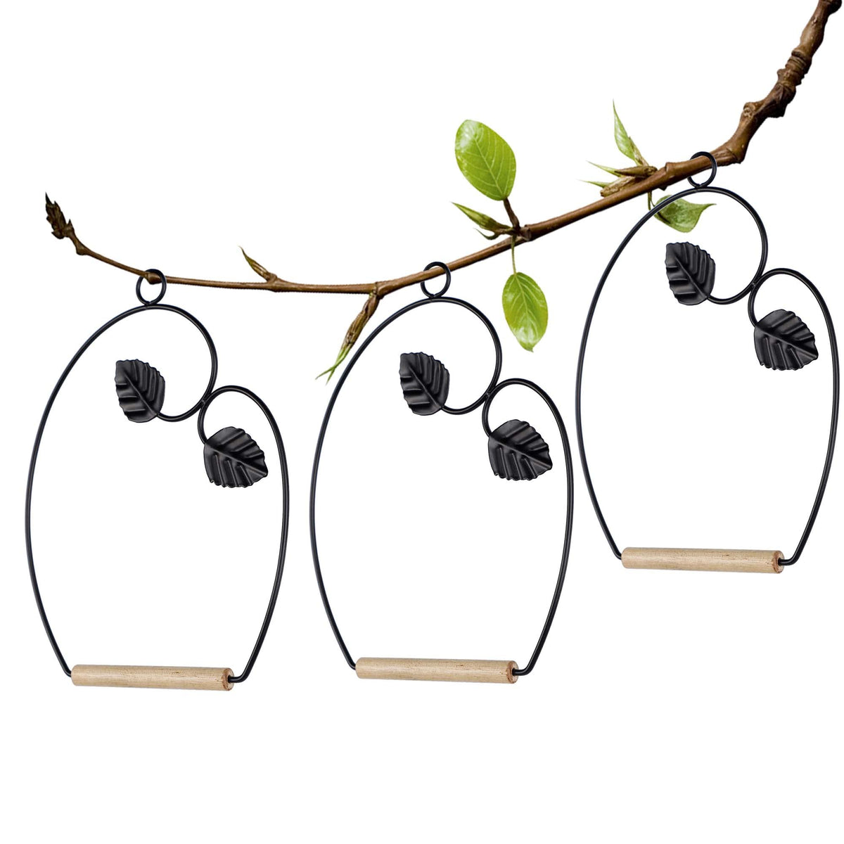 Winemana hummingbird swings leaf-shaped design for natural-looking perches