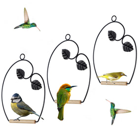 Winemana hummingbird swings set of 3 with rust-proof metal frames for outdoor use