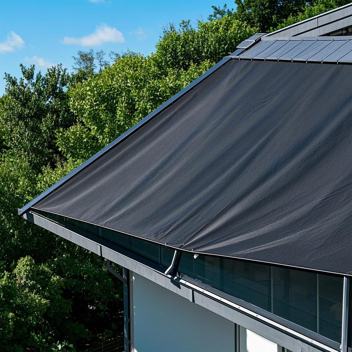 Winemana yard pool shade cloth keeps heat manageable