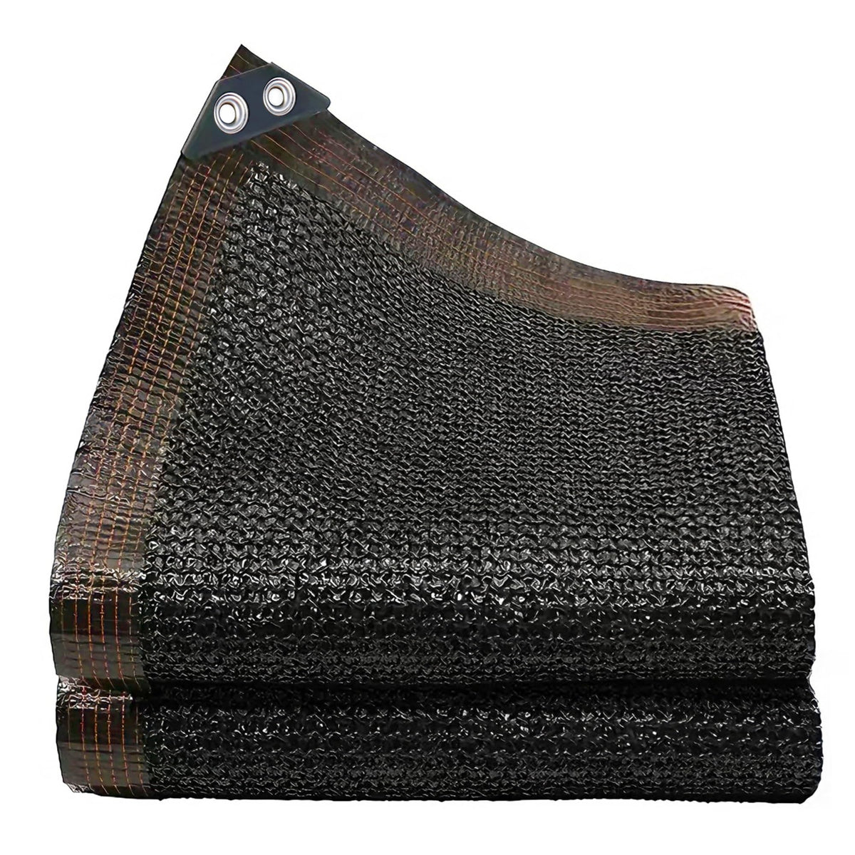 Winemana shade cloth over greenhouse provides 50% sun protection with airflow.