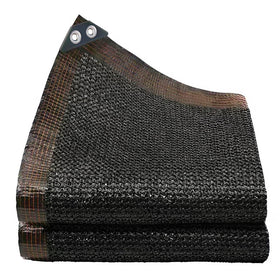 Winemana shade cloth over greenhouse provides 50% sun protection with airflow.